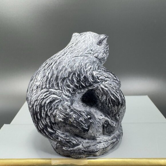 A Wolf Original The Wolf Sculptures Hand Made Soapstone Bear Cubs Figure Canada - Picture 6 of 12